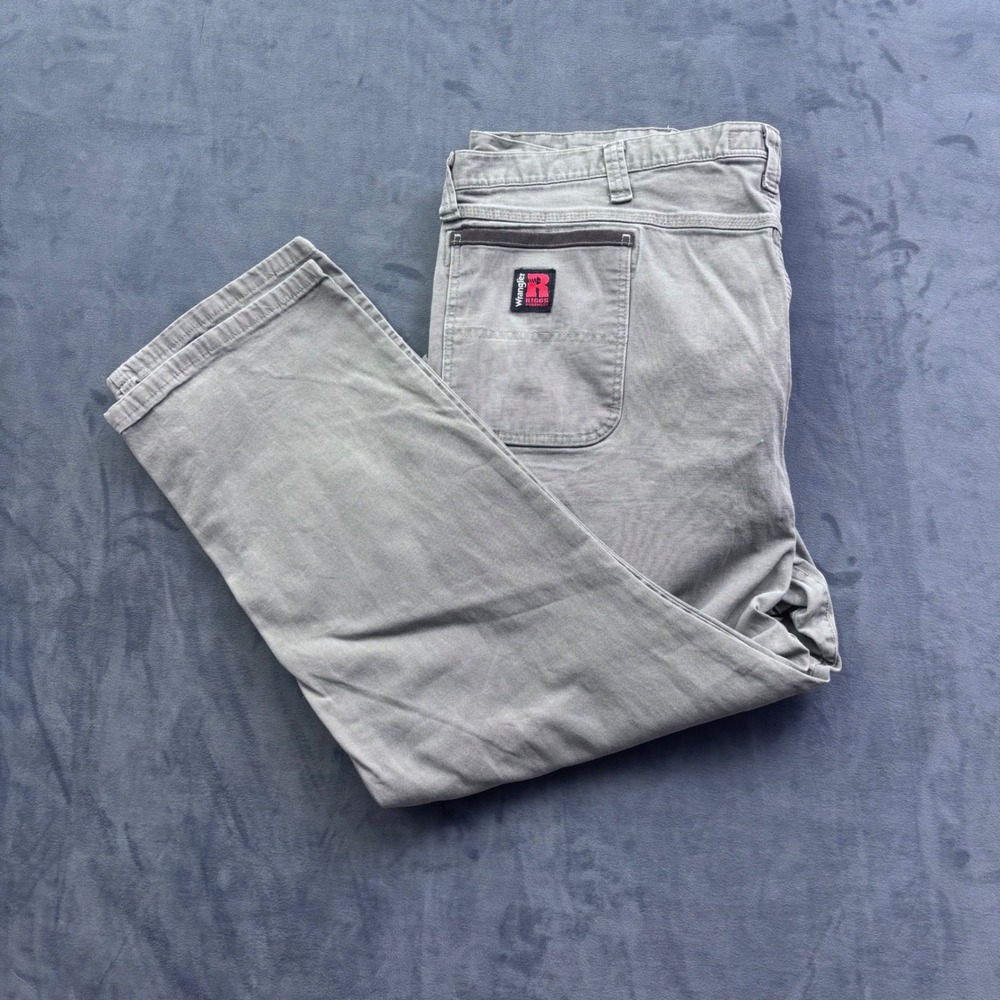 Wrangler RIGGS Workwear Mens 48x30 Tan Cargo Pants Canvas 3WA66BR Utility